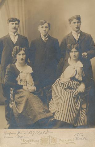 Vedramot-søsken i Reykjavik 1912